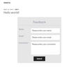 Picture of Simple Easy Feedback